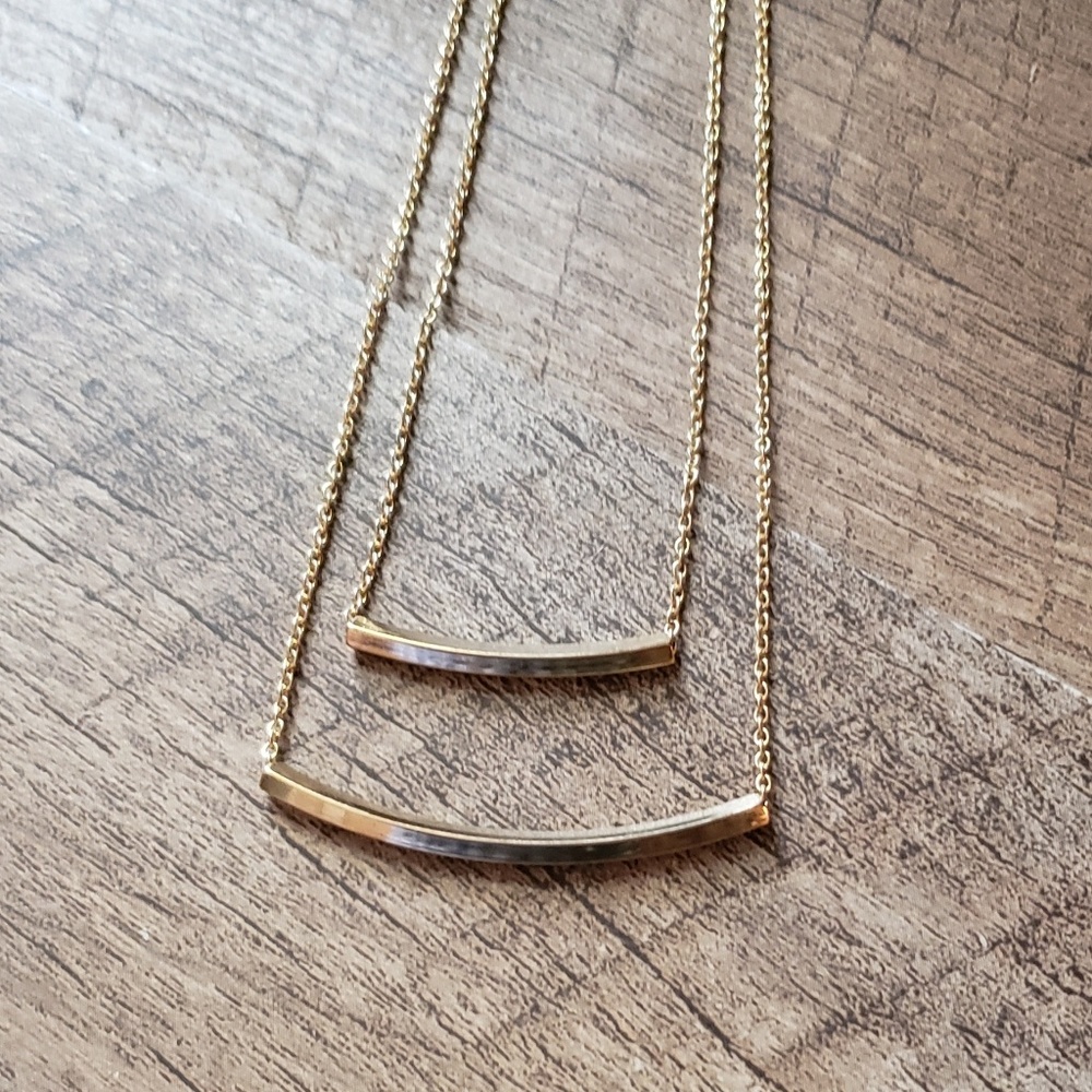 Stitch Fix Jill Michael Pre-Layered Bar Necklace